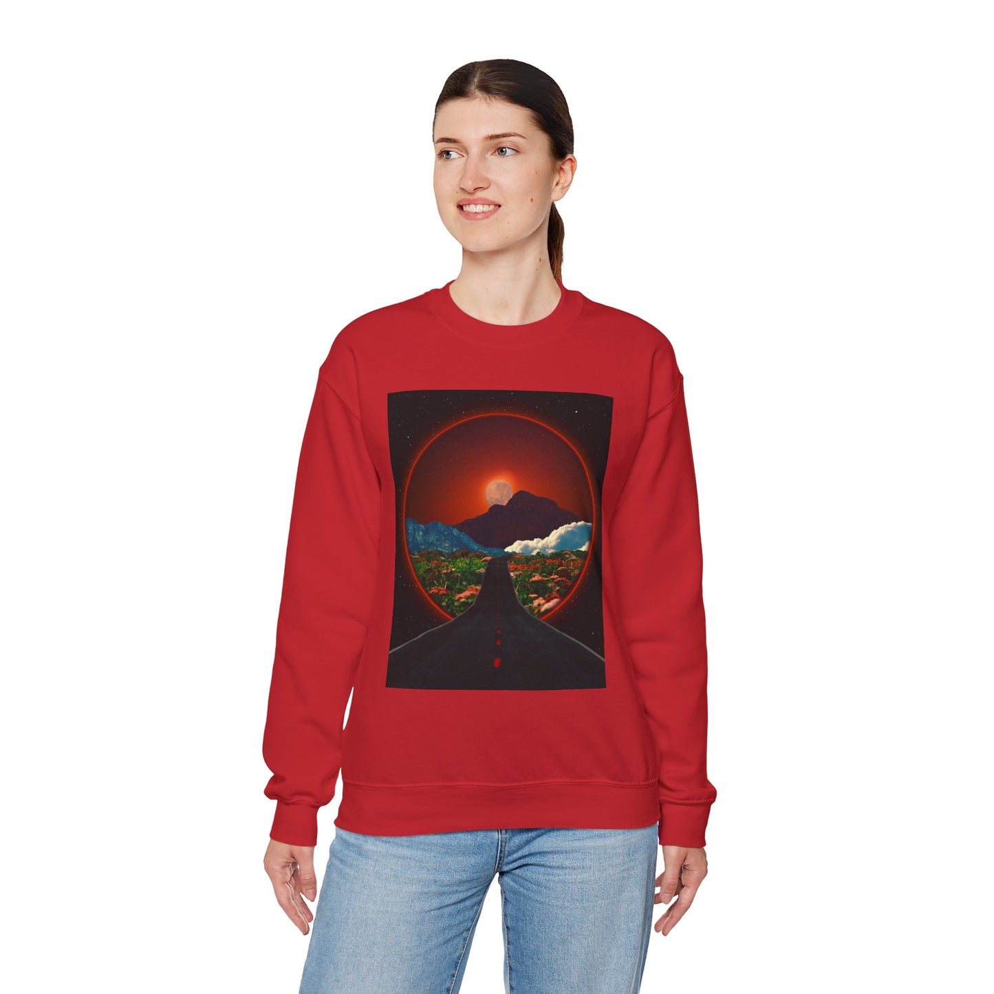 "faraway Road" Crewneck Sweatshirt