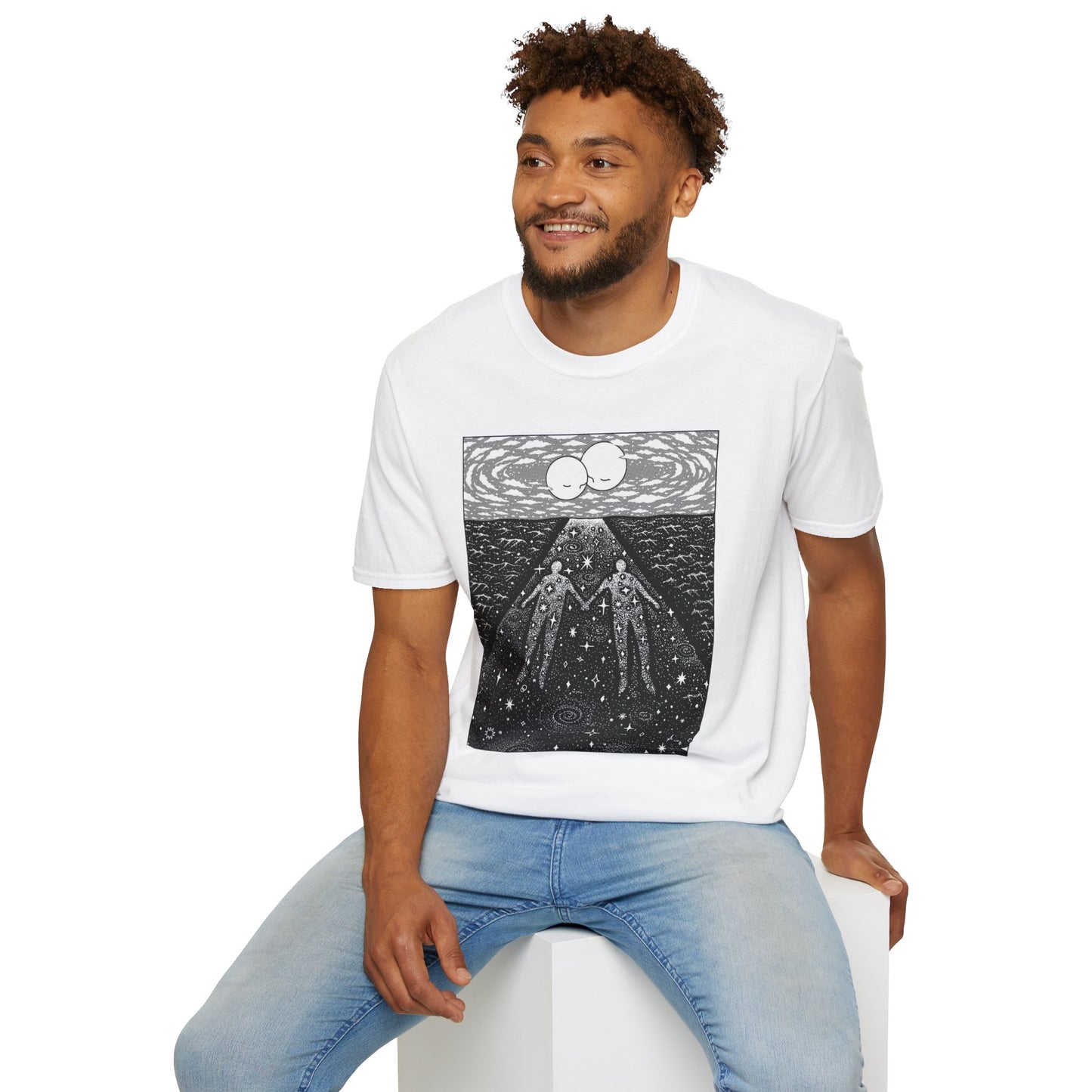 Cosmic Connection Unisex Softstyle T-Shirt