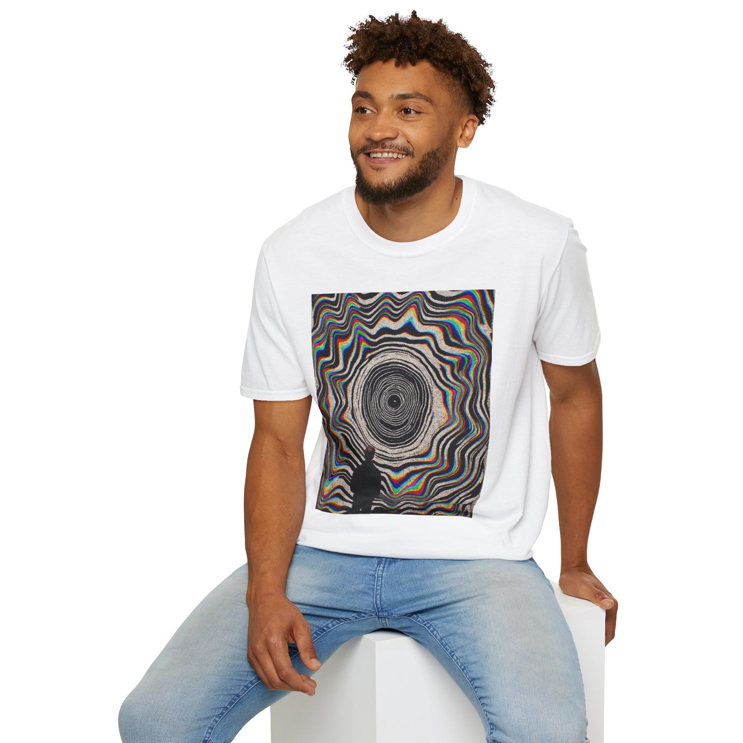 Psychedelic Swirl Unisex Softstyle T-Shirt