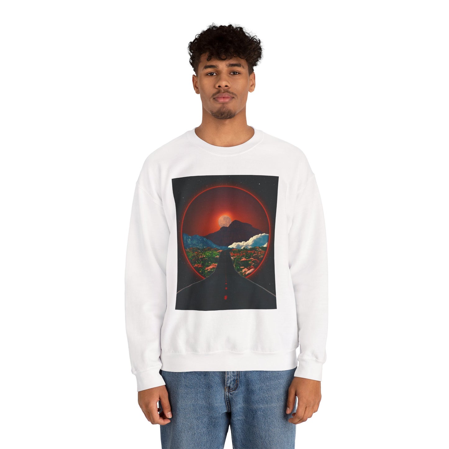 "faraway Road"  Crewneck Sweatshirt
