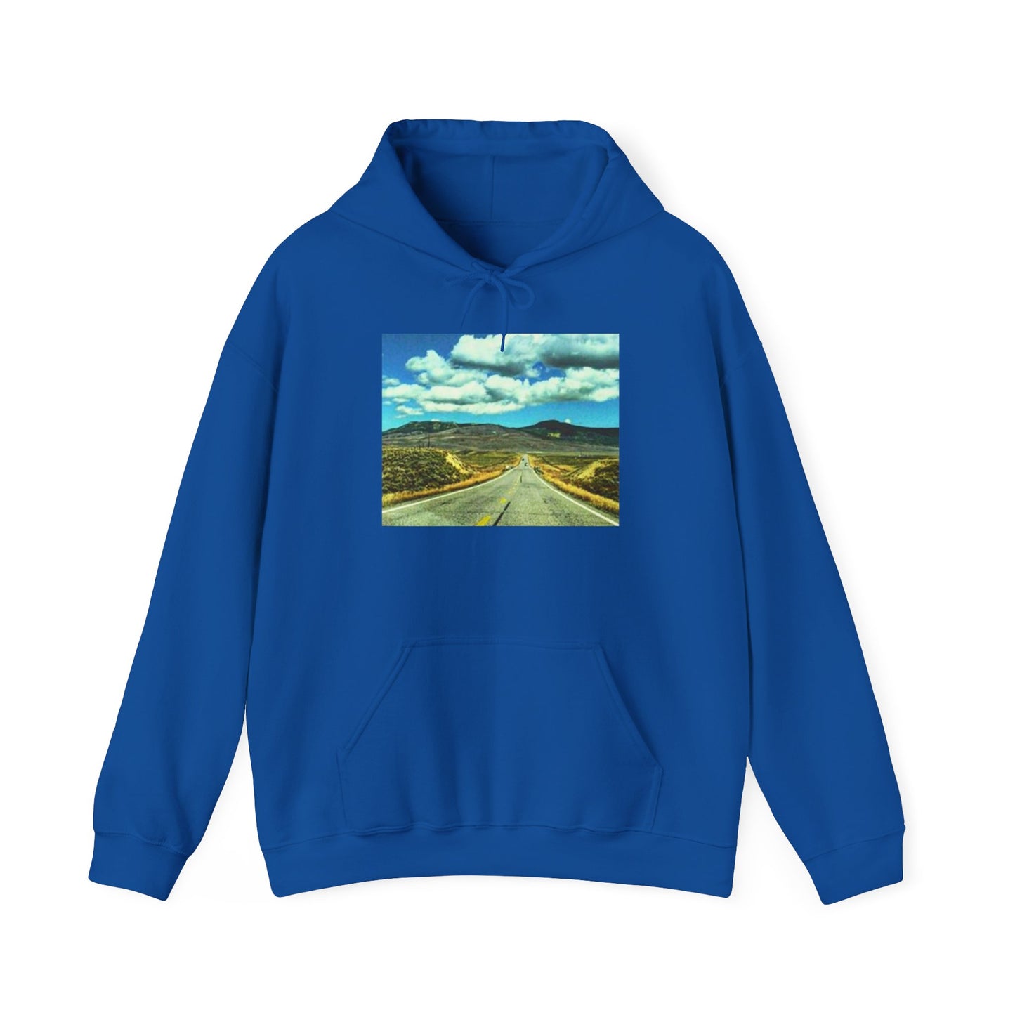 Road Trip Hoodie — Vintage Open Highway Graphic Sweatshirt