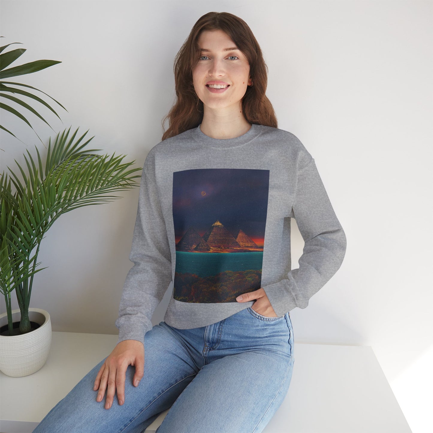 "Dreamy Pyramid" Crewneck Sweatshirt