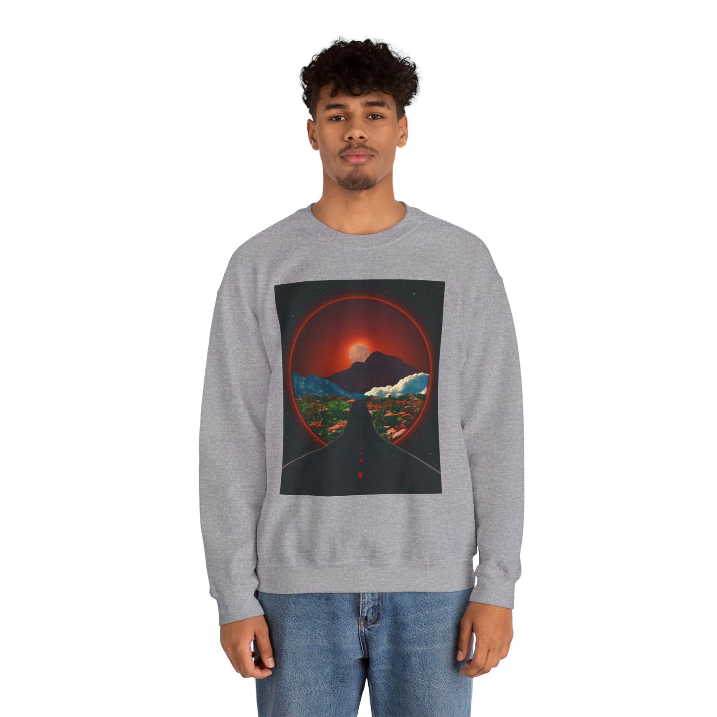 "faraway Road"  Crewneck Sweatshirt