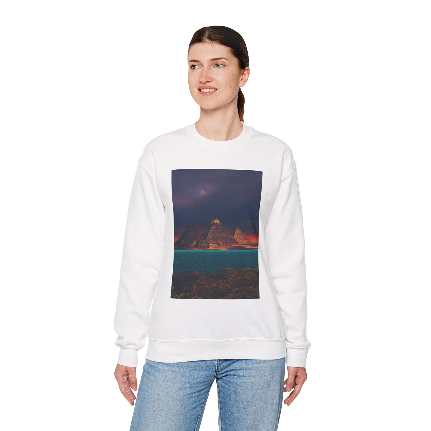 "Dreamy Pyramid" Crewneck Sweatshirt