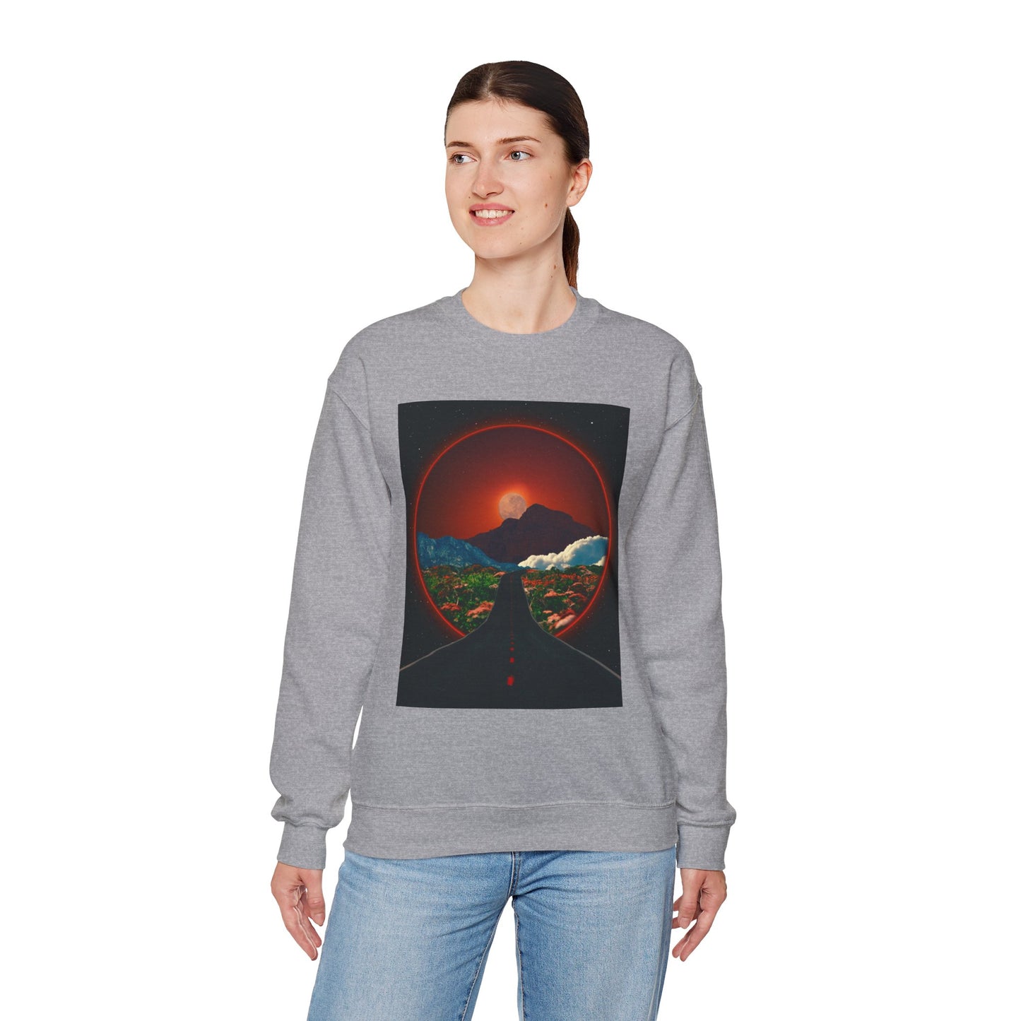 "faraway Road"  Crewneck Sweatshirt