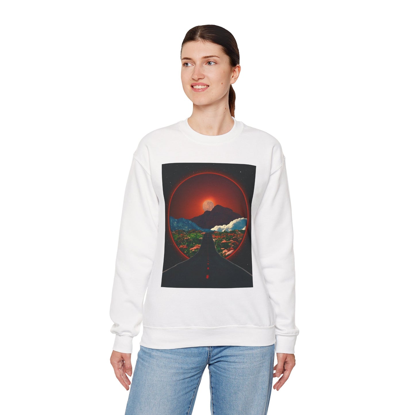 "faraway Road"  Crewneck Sweatshirt