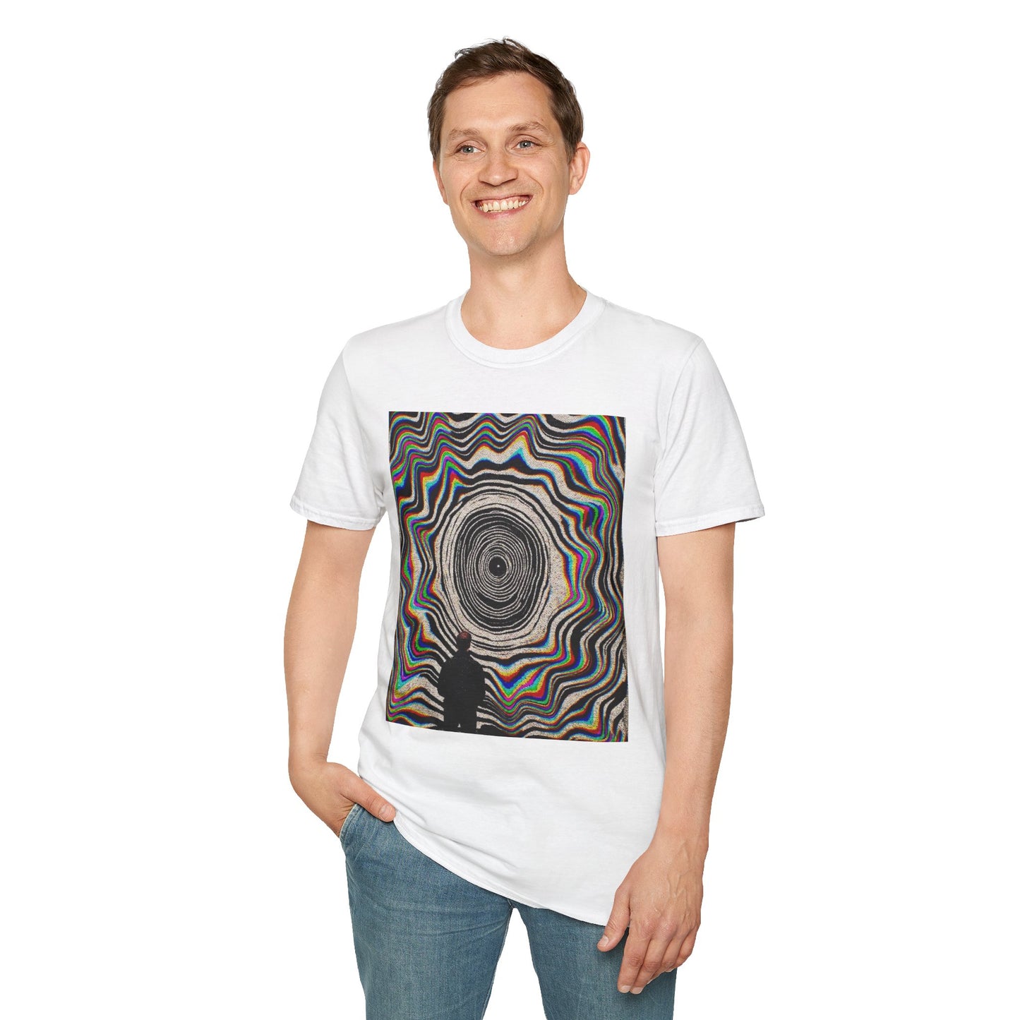 Psychedelic Swirl Unisex Softstyle T-Shirt