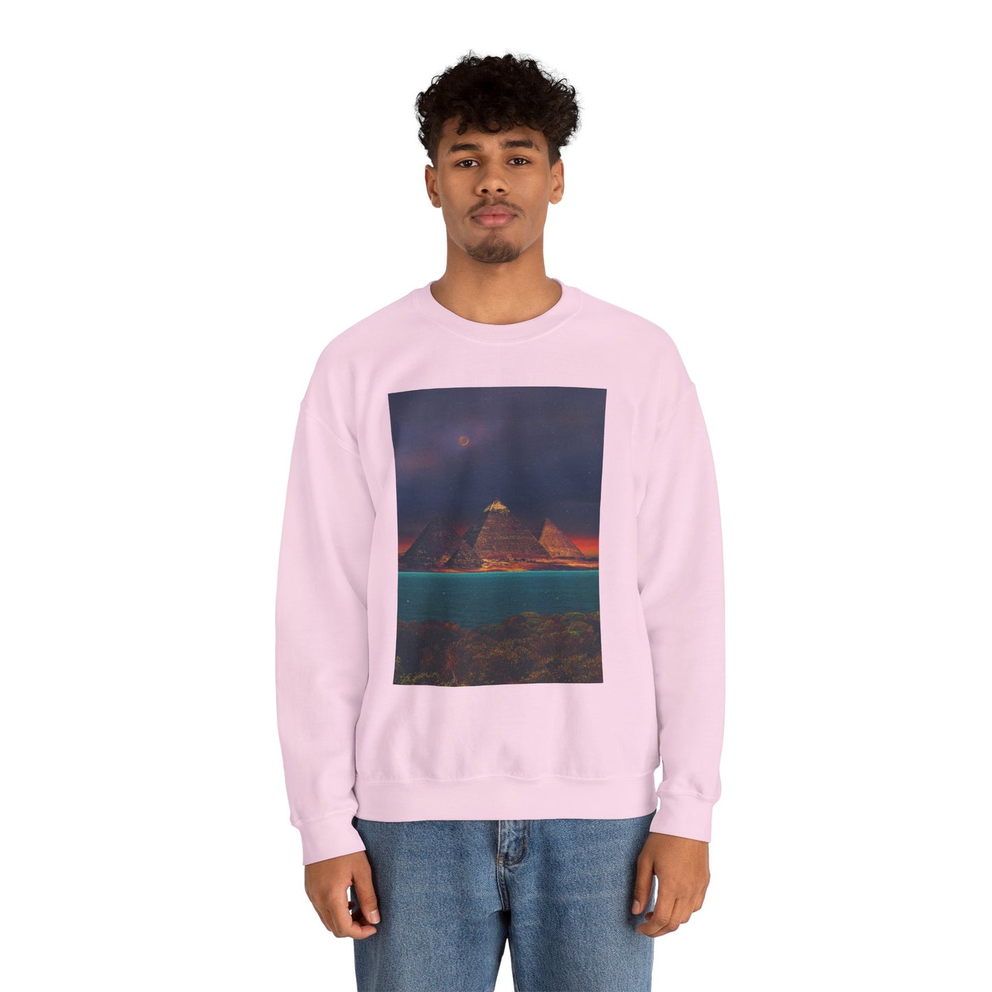 "Dreamy Pyramid" Crewneck Sweatshirt