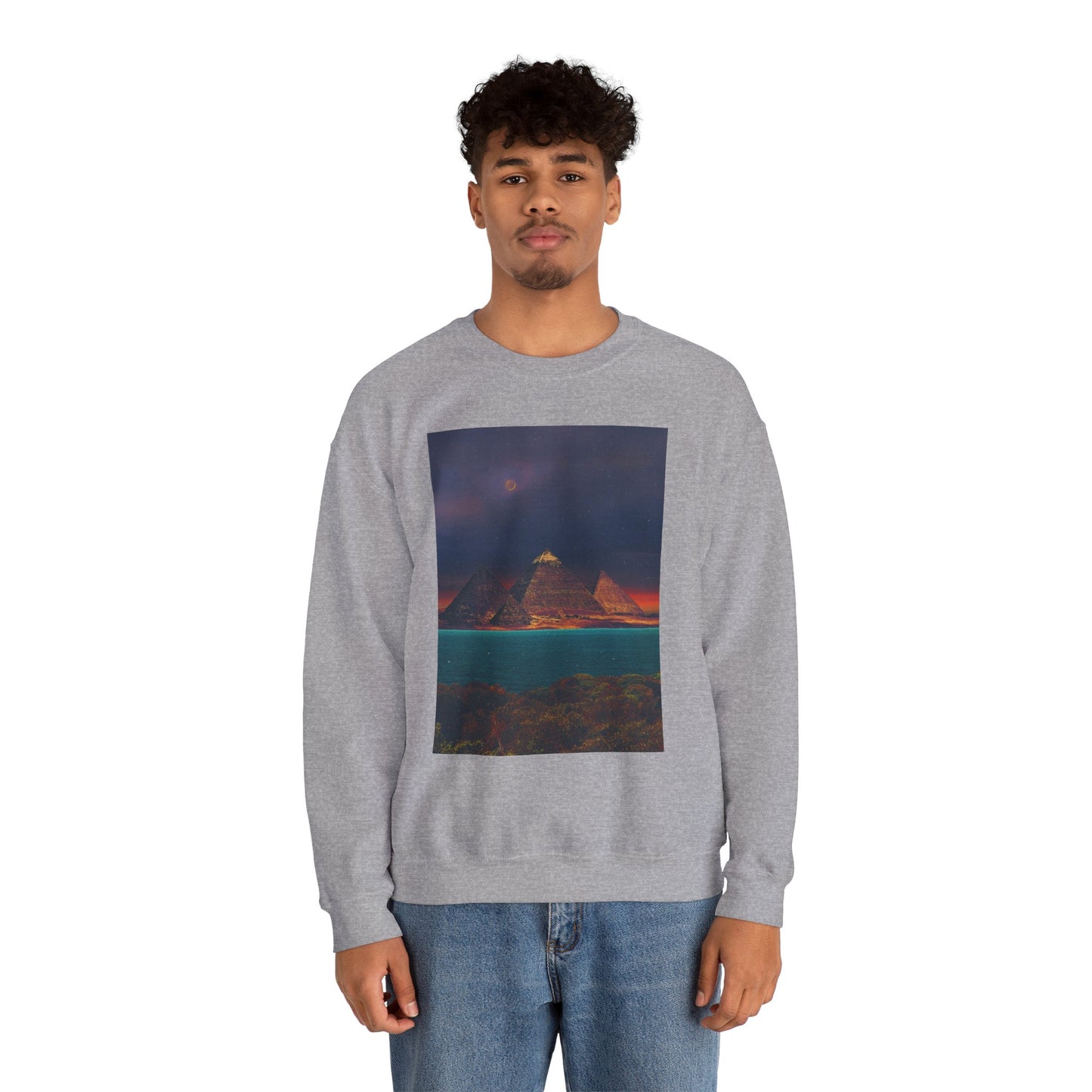 "Dreamy Pyramid" Crewneck Sweatshirt