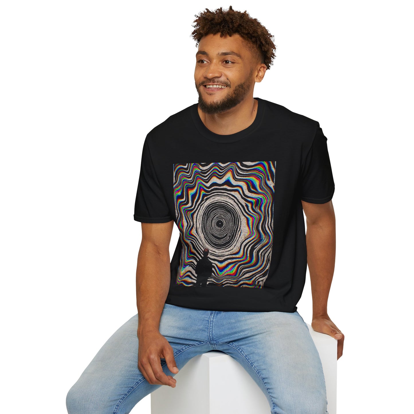 Psychedelic Swirl Unisex Softstyle T-Shirt