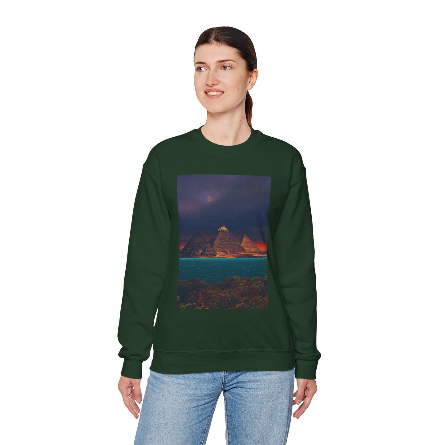"Dreamy Pyramid" Crewneck Sweatshirt