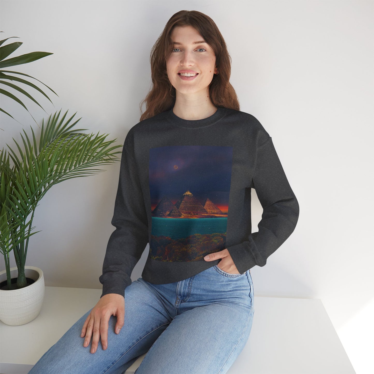 "Dreamy Pyramid" Crewneck Sweatshirt