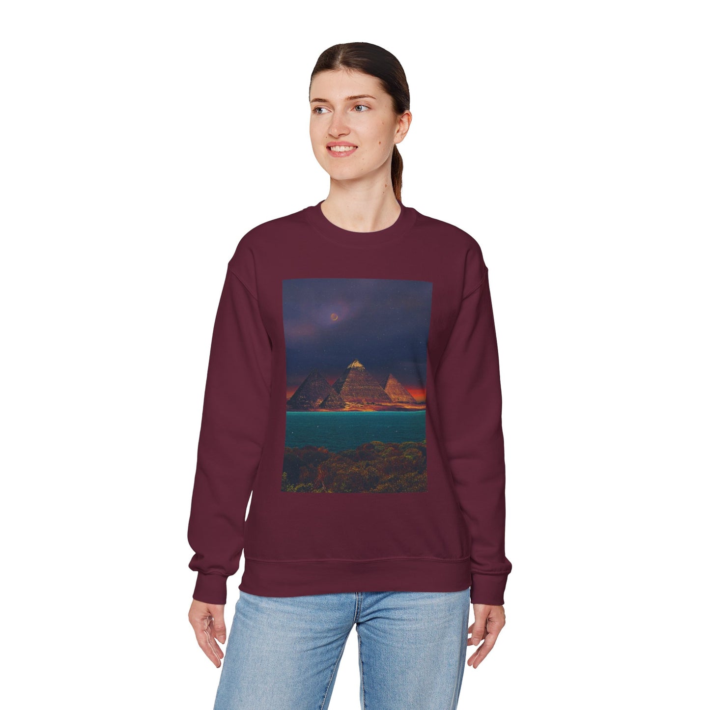 "Dreamy Pyramid" Crewneck Sweatshirt