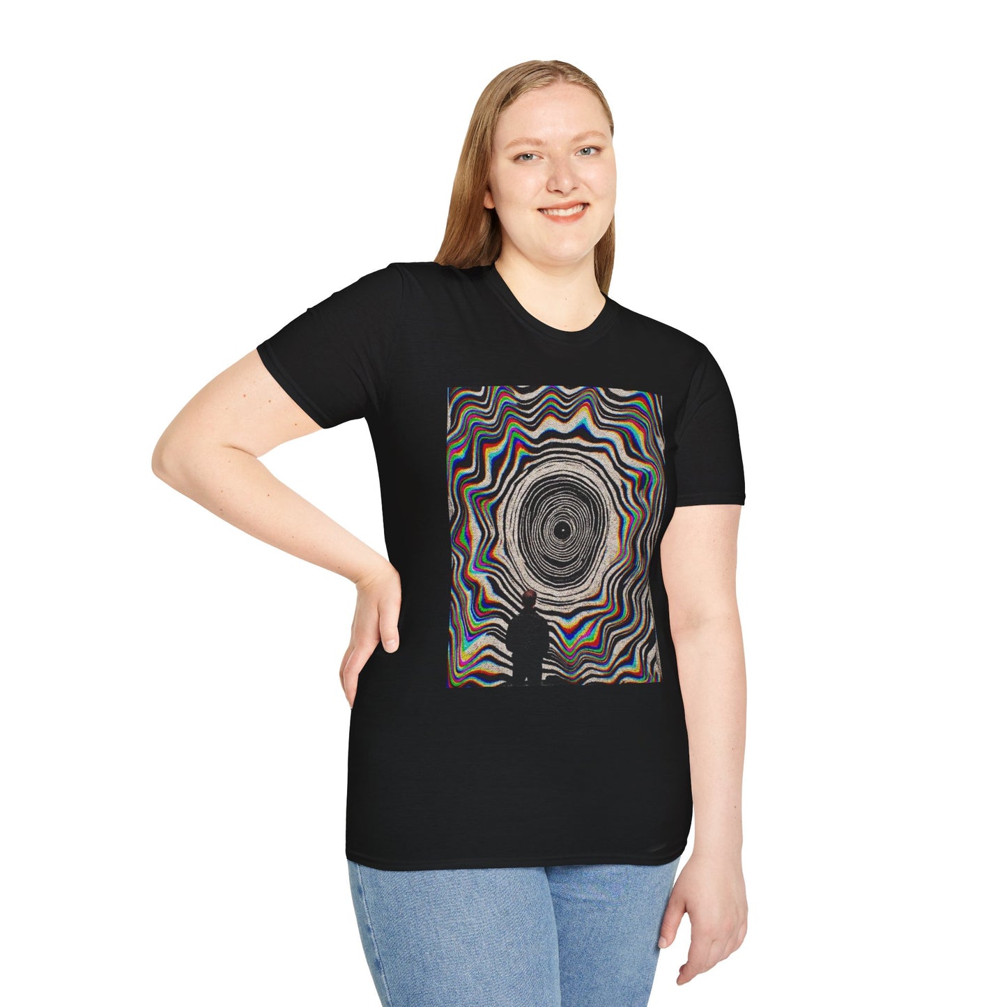 Psychedelic Swirl Unisex Softstyle T-Shirt