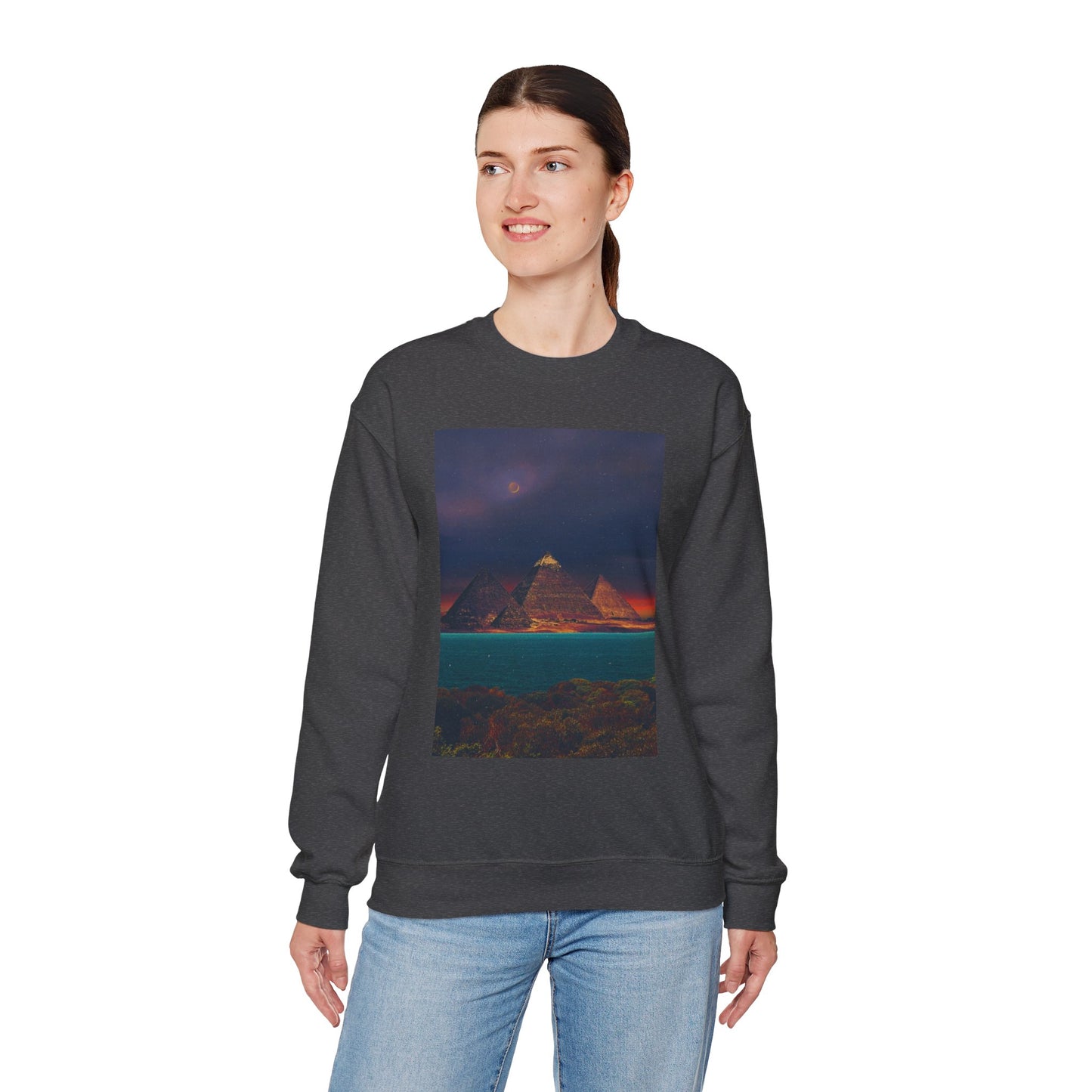 "Dreamy Pyramid" Crewneck Sweatshirt