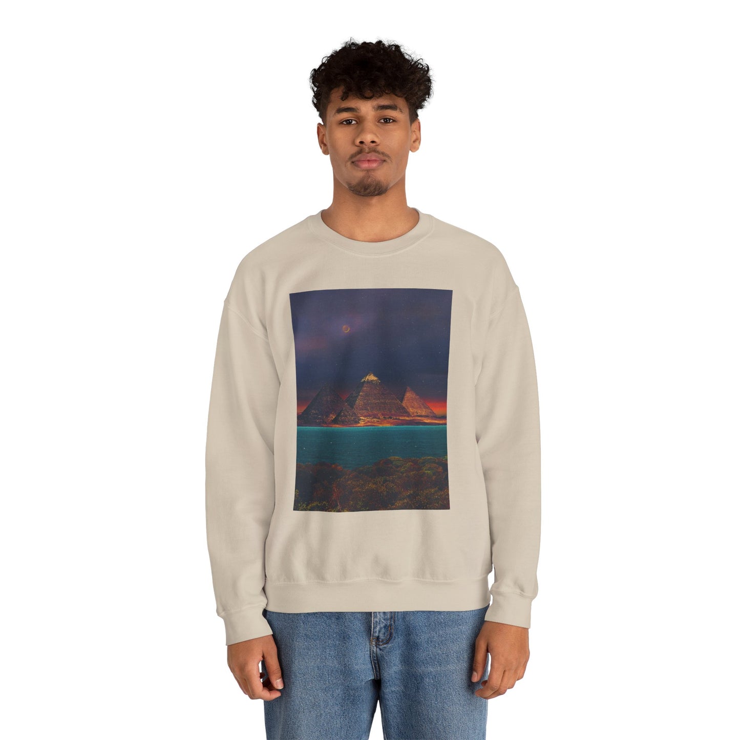 "Dreamy Pyramid" Crewneck Sweatshirt