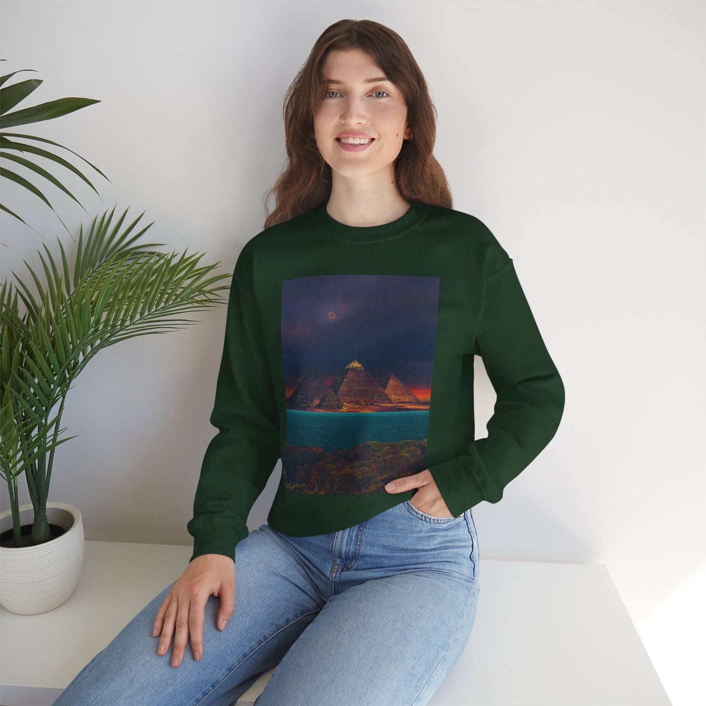 "Dreamy Pyramid" Crewneck Sweatshirt