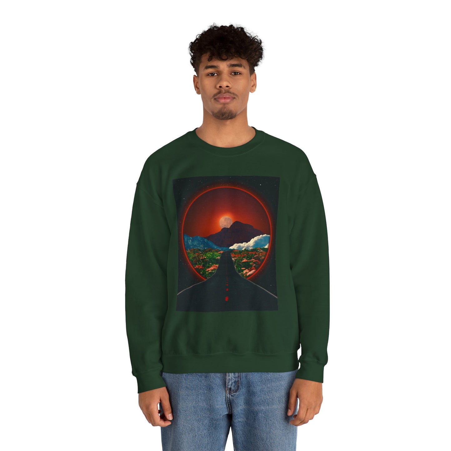 "faraway Road"  Crewneck Sweatshirt