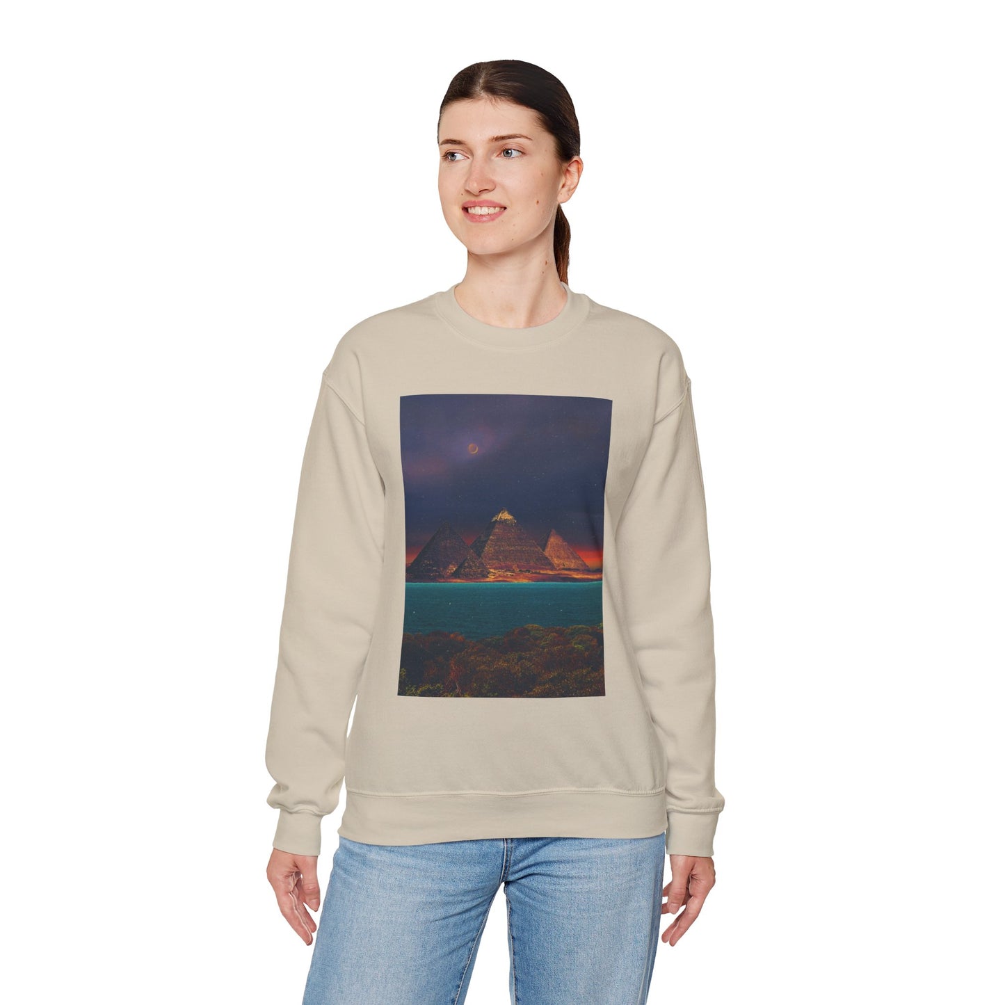 "Dreamy Pyramid" Crewneck Sweatshirt
