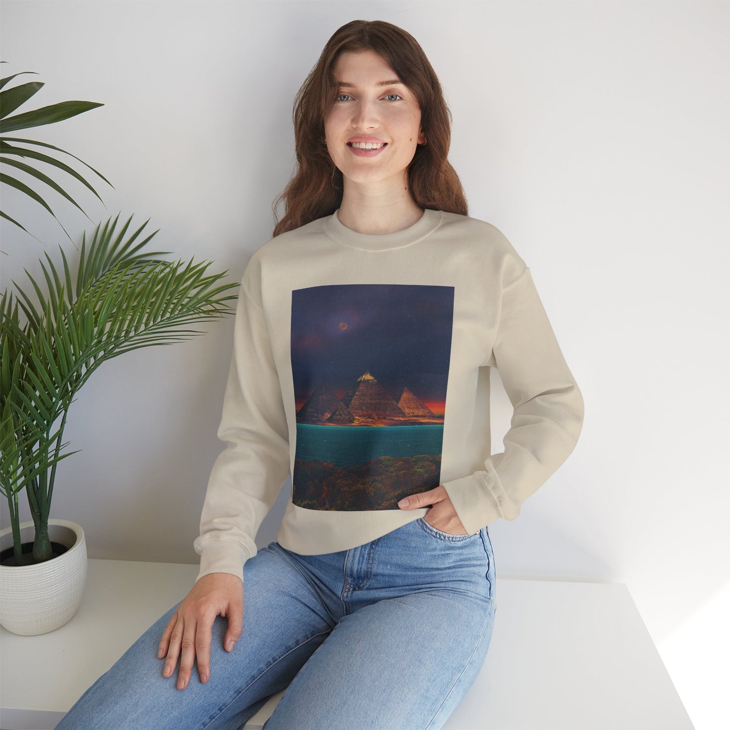 "Dreamy Pyramid" Crewneck Sweatshirt