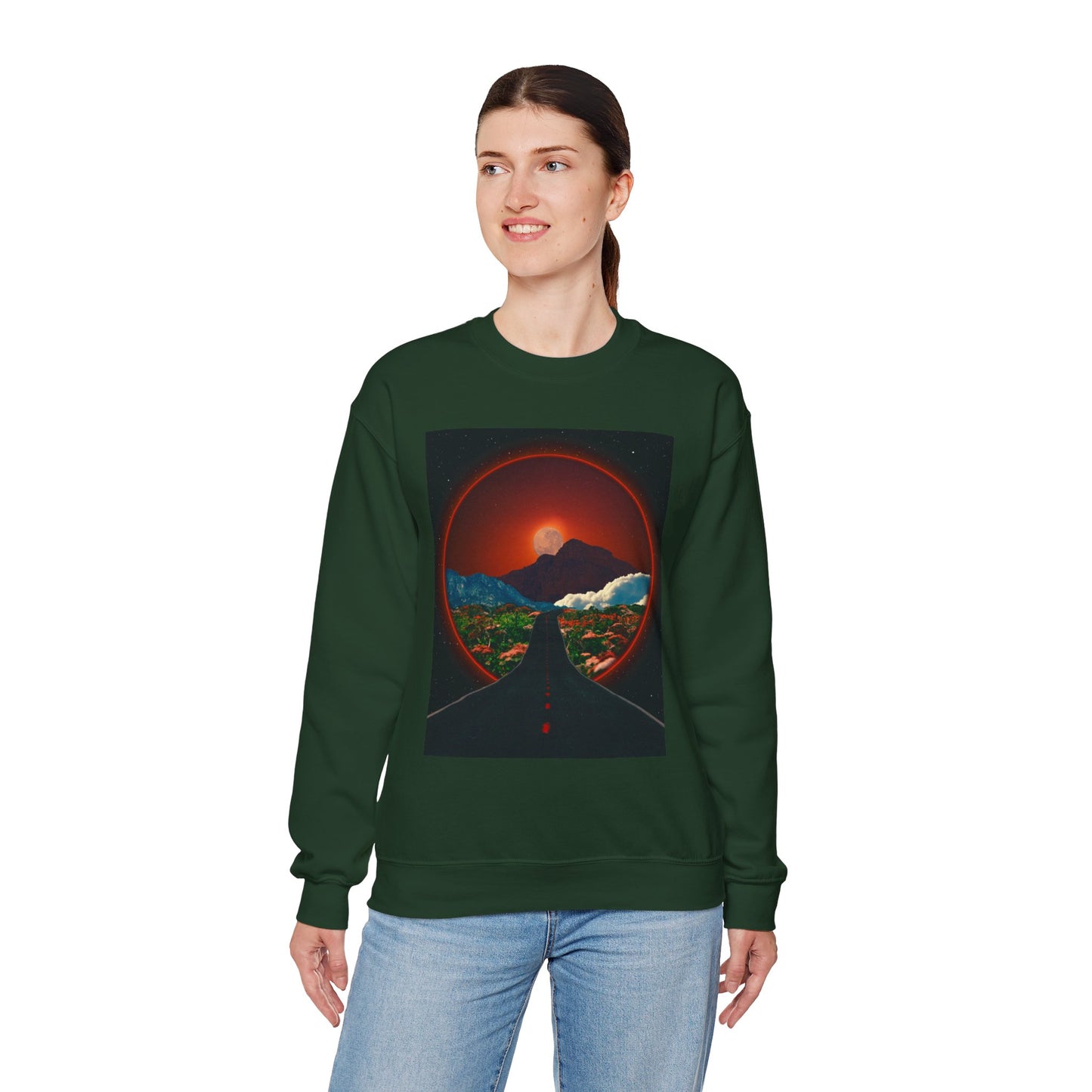 "faraway Road"  Crewneck Sweatshirt