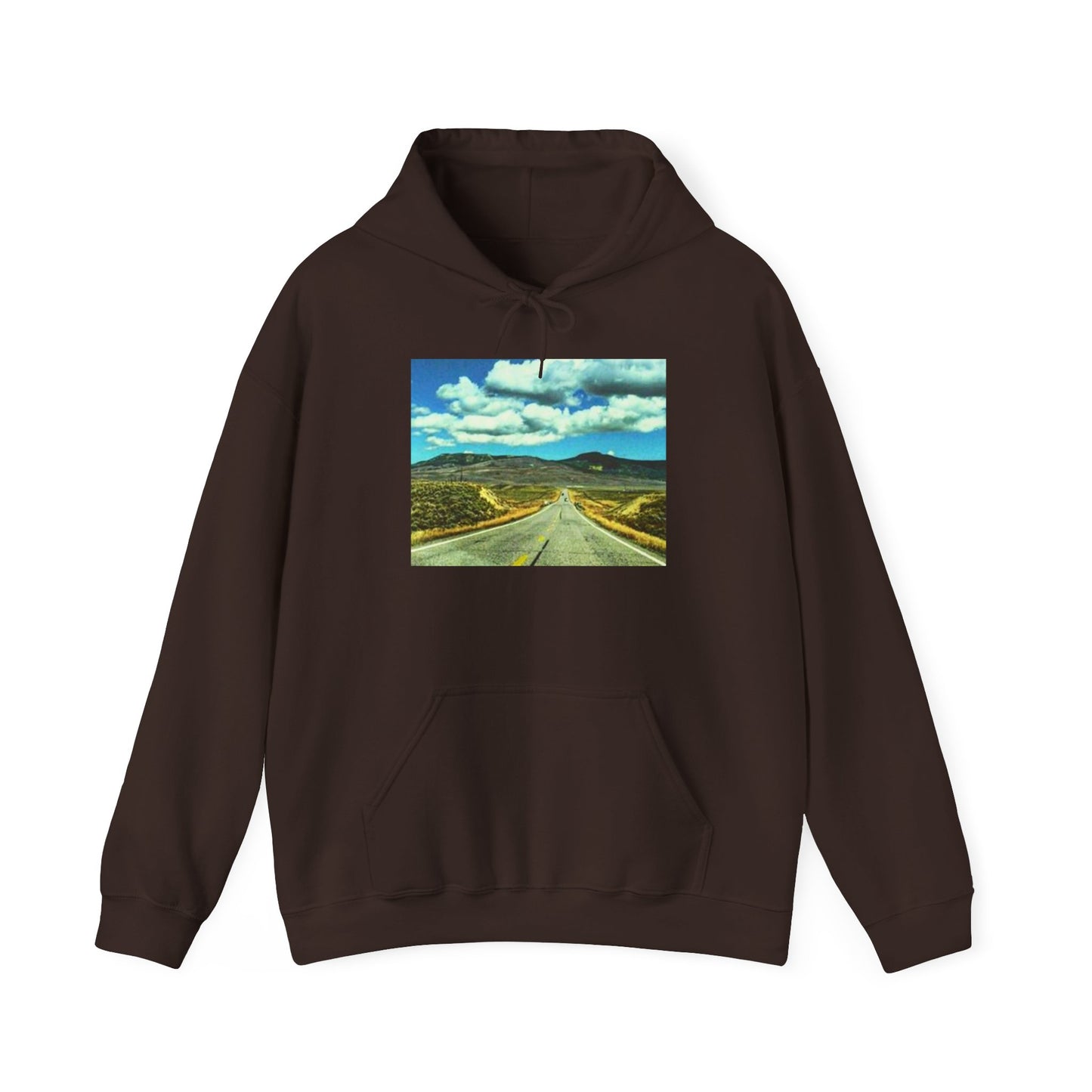 Road Trip Hoodie — Vintage Open Highway Graphic Sweatshirt