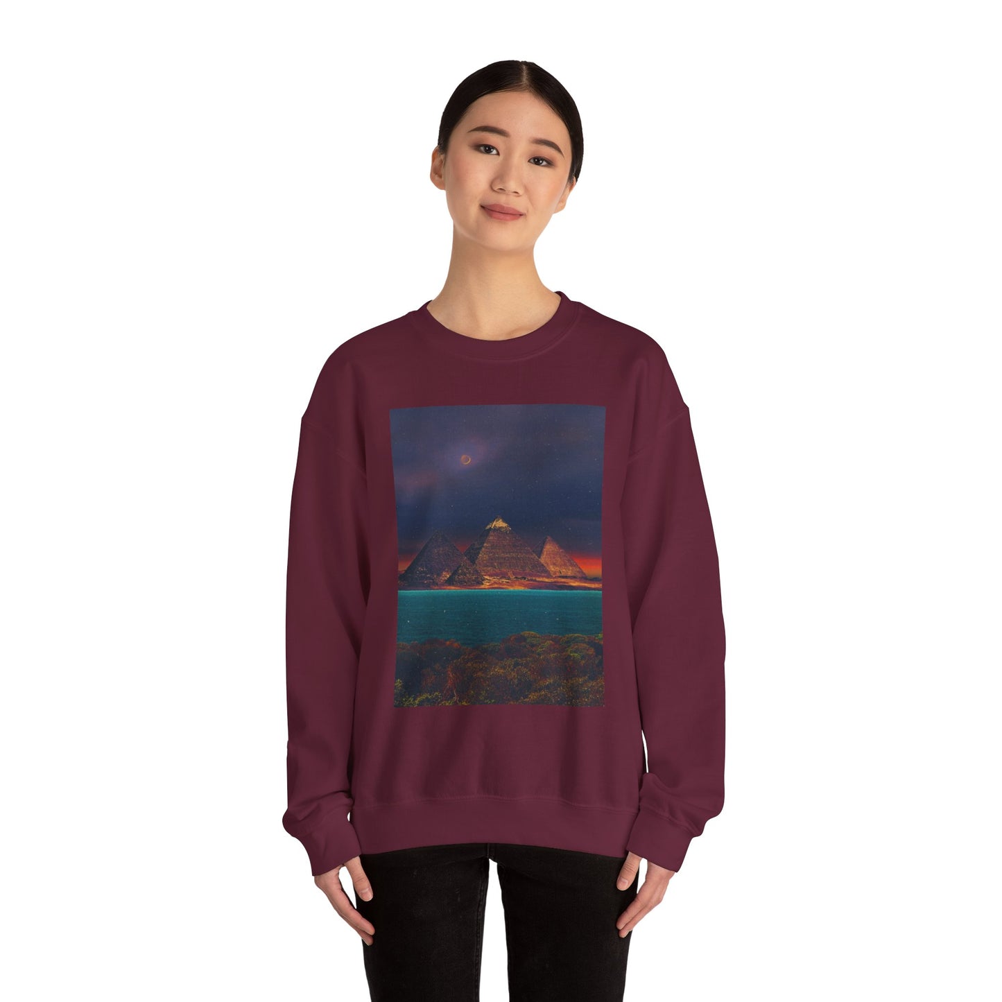 "Dreamy Pyramid" Crewneck Sweatshirt