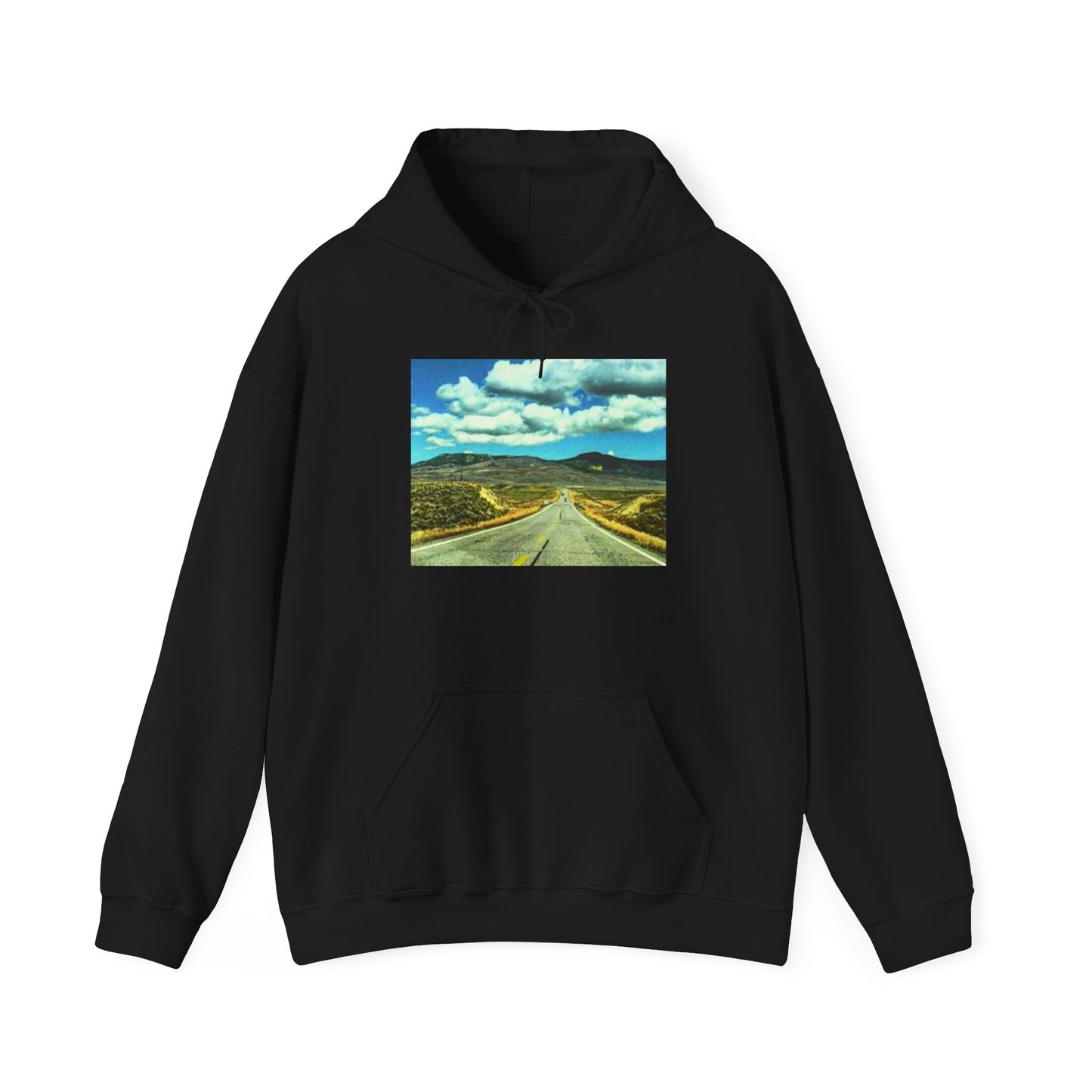 Road Trip Hoodie — Vintage Open Highway Graphic Sweatshirt
