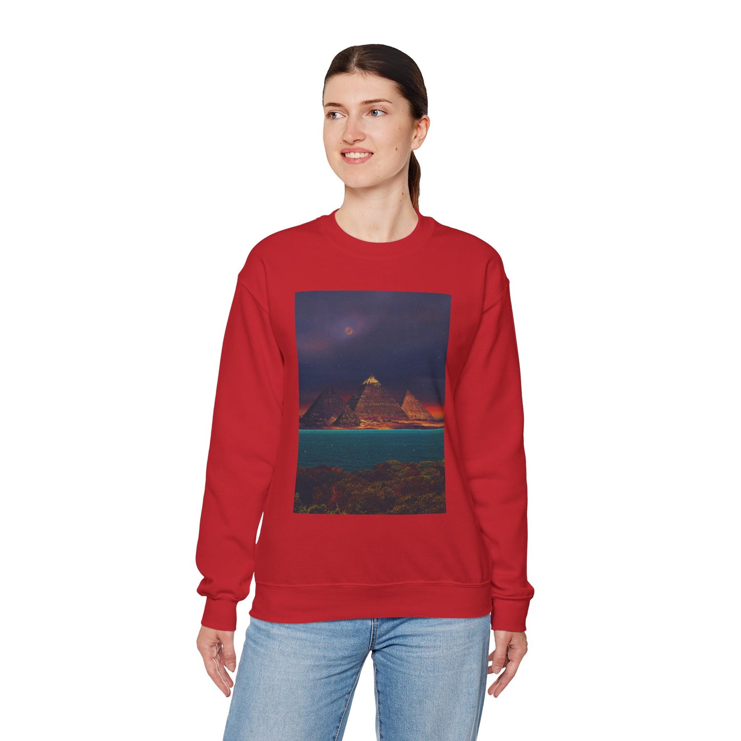 "Dreamy Pyramid" Crewneck Sweatshirt
