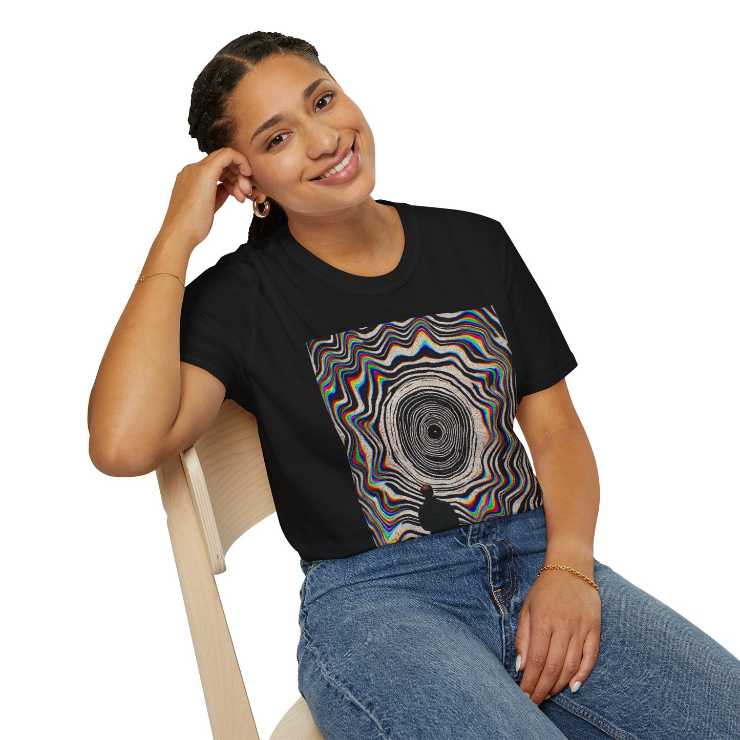 Psychedelic Swirl Unisex Softstyle T-Shirt
