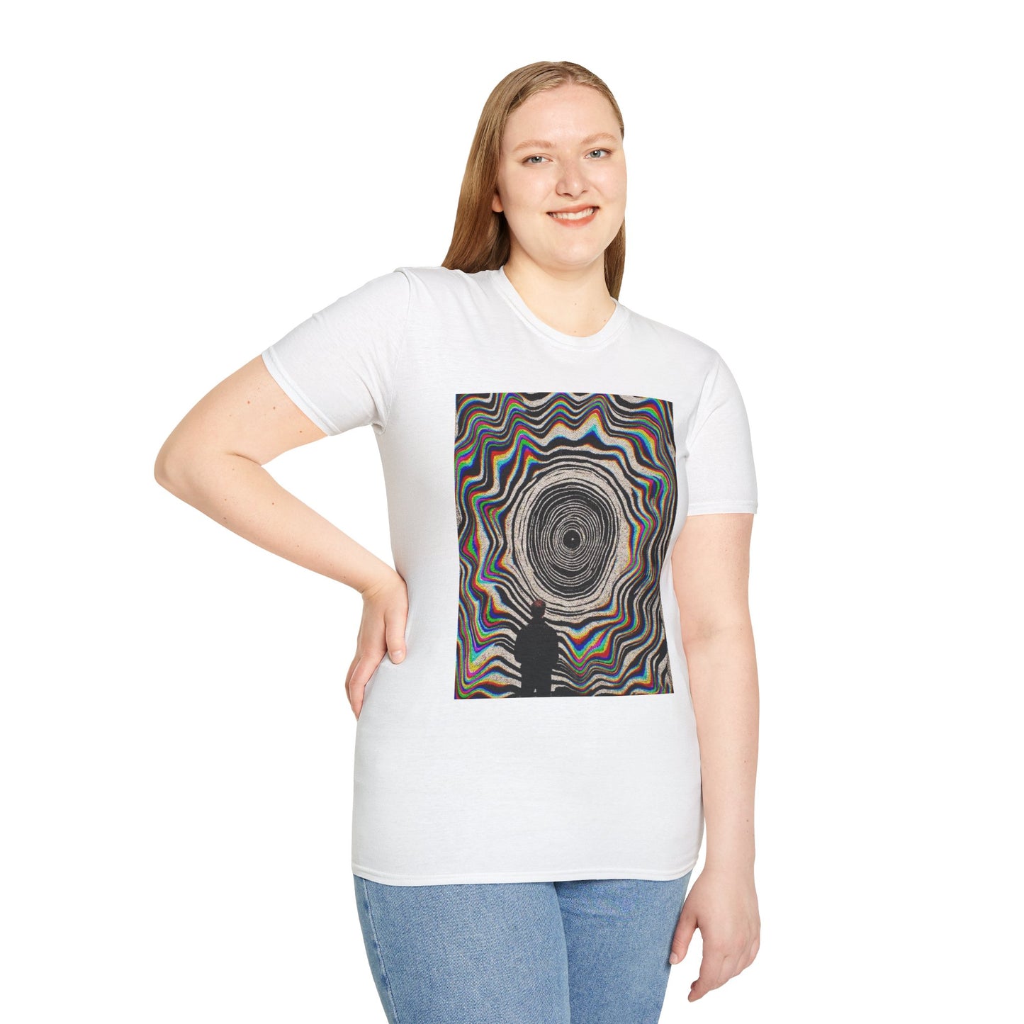 Psychedelic Swirl Unisex Softstyle T-Shirt