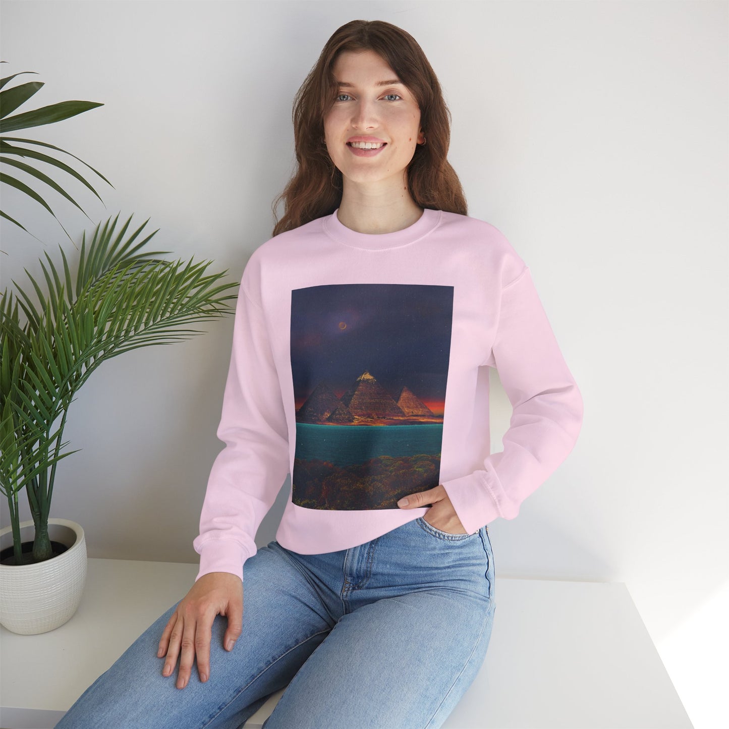 "Dreamy Pyramid" Crewneck Sweatshirt