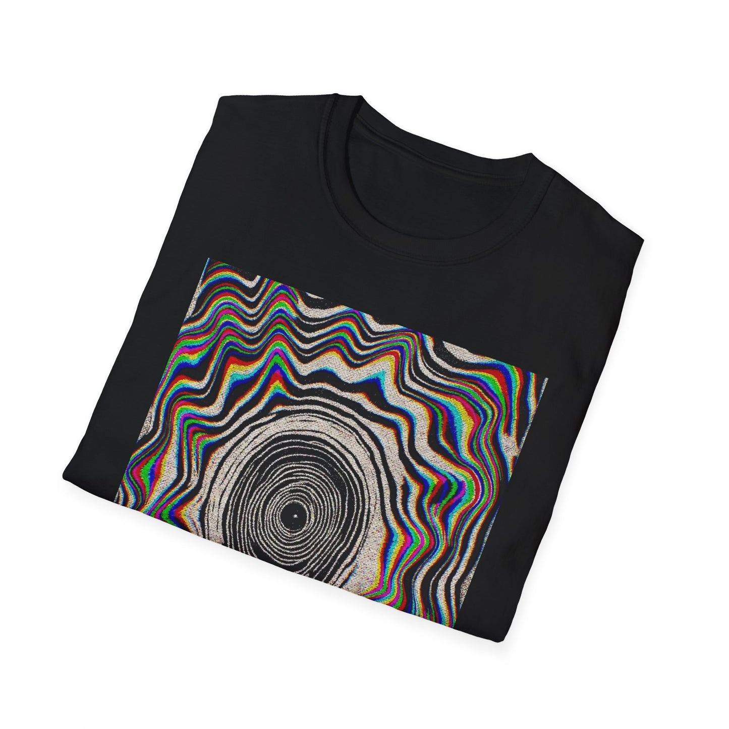 Psychedelic Swirl Unisex Softstyle T-Shirt
