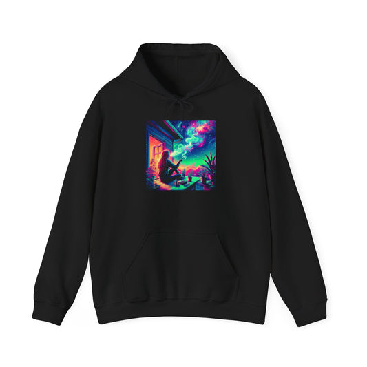 Psychedelic night - Unisex Heavy Blend™ Hooded Sweatshirt