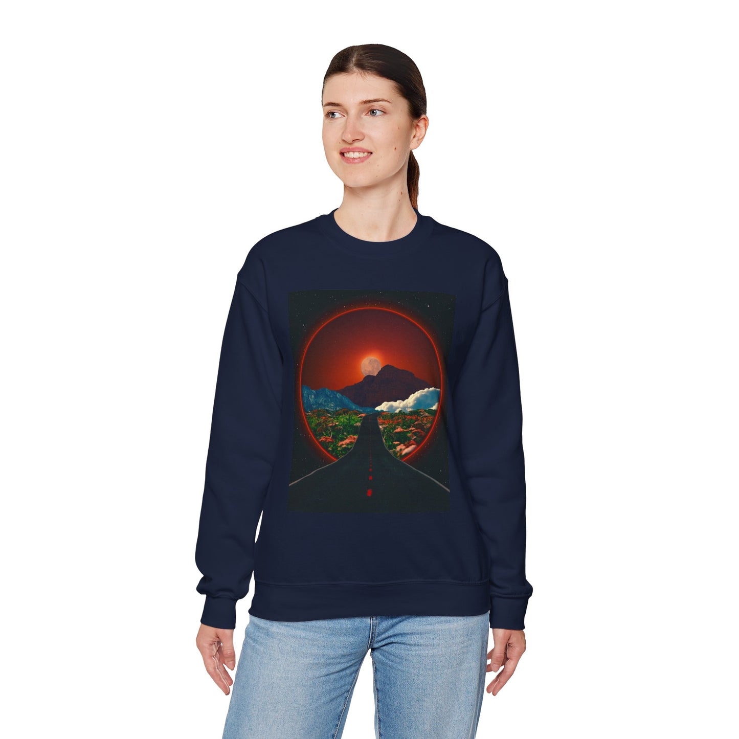 "faraway Road"  Crewneck Sweatshirt