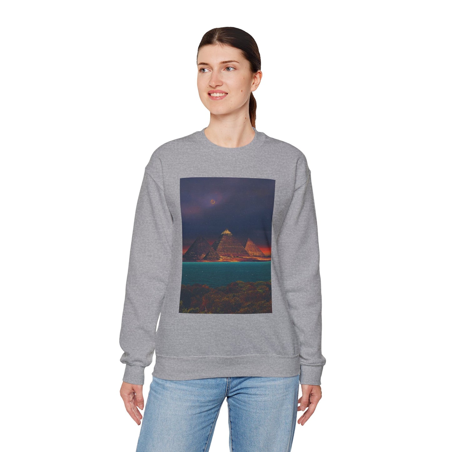 "Dreamy Pyramid" Crewneck Sweatshirt
