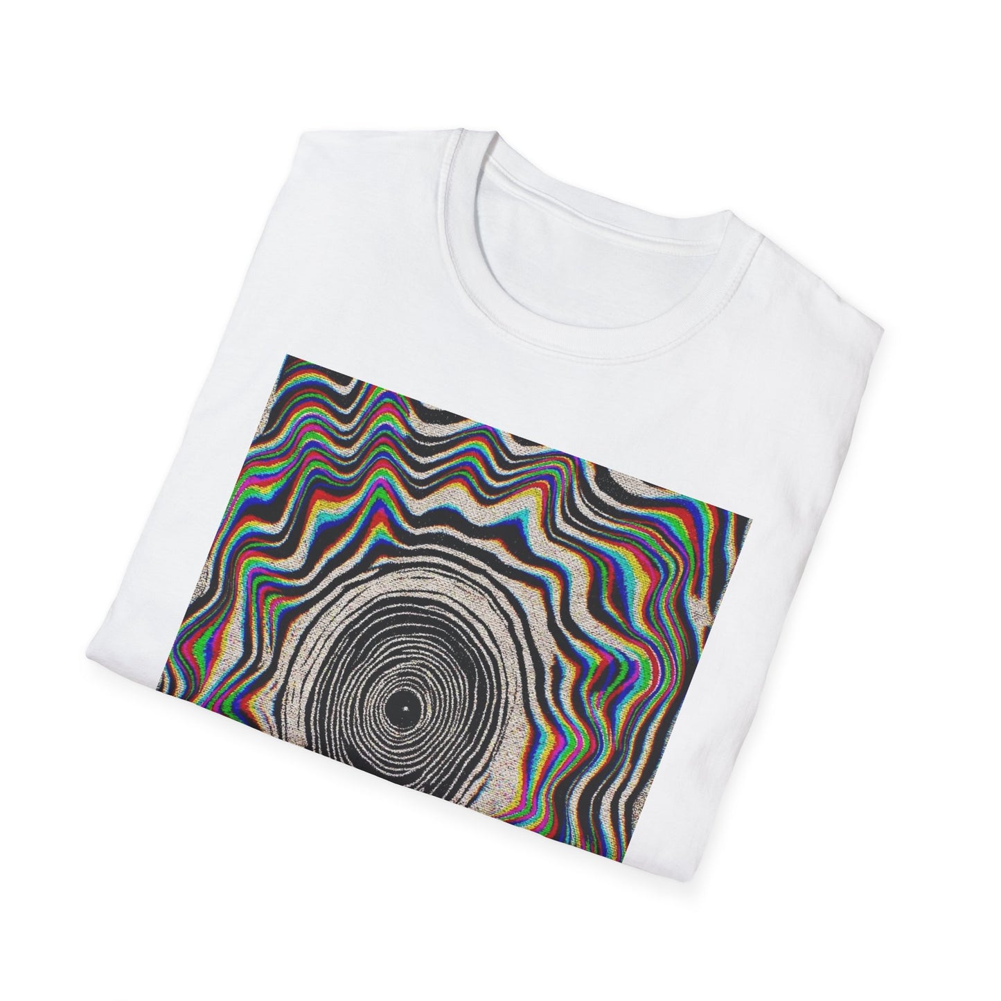 Psychedelic Swirl Unisex Softstyle T-Shirt