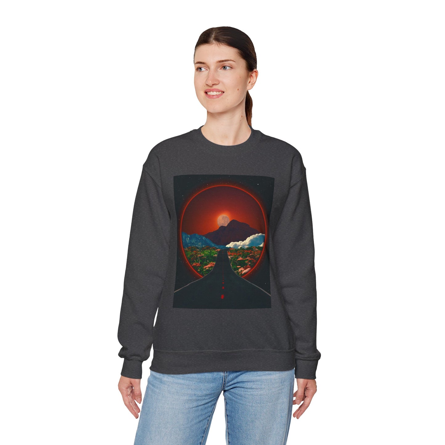 "faraway Road"  Crewneck Sweatshirt